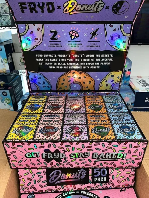 Buy Fryd Donuts in stock now for sale, Frostix Gummies in stock, Frostix Moonrocks for sale, buy Frostix Prerolls 2g in stock near you.