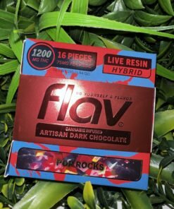 FLAV Chocolate Bar- Live Resin- 1200mg- POP ROCKS