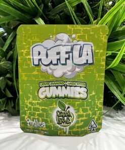 PUFF LA GUMMIES- HASH INFUSED 500mg- GREEN APPLE