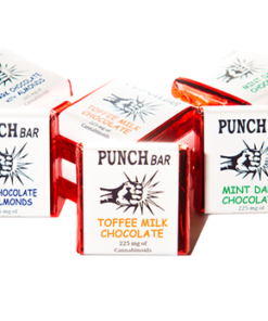 PUNCH BAR- DARK CHOCOLATE RASPBERRY- 225MG