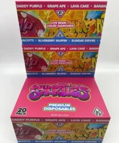 Buy Shorties Premium Disposable in stock now for sale, Wholemelt Extracts Candy Edition for sale, Buy Big Chief Melted Diamonds.