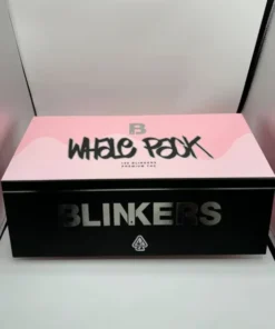 The Blinkers Disposable Whale Pack offers a convenient, high-quality vaping experience with potent cannabis distillate and flavorful terpenes.