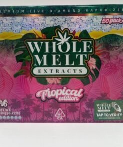 Buy Wholemelt Disposable 2G v6 Tropical Edition in stock now for sale, Baked Bar Disposable Vape for sale, buy Bliss Premium Cannabis Disposable Vaporize.