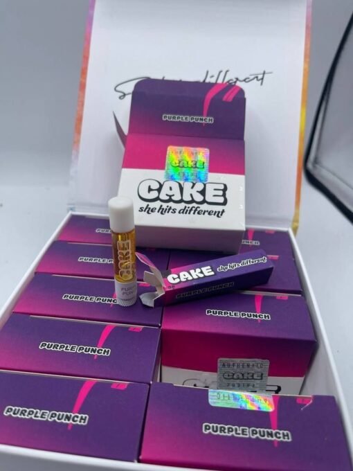 Buy Cake Carts She Hits Different Purple Punch in stock now for sale, Cake Disposable Gen 6 Electric Gelato – 5 Stack(Sativa) for sale.