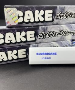 Buy Cake She Hits Different Slurricane -5 Stack (Hybrid) in stock now for sale, Wholemelt Extracts Candy Edition for sale, buy Snooze Disposable near you.
