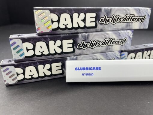 Buy Cake She Hits Different Slurricane -5 Stack (Hybrid) in stock now for sale, Wholemelt Extracts Candy Edition for sale, buy Snooze Disposable near you.
