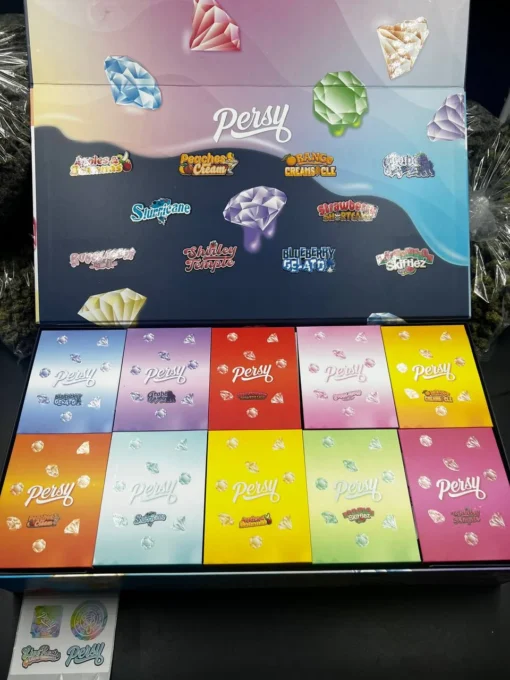 Buy 100 Persy Diamonds Carts Master Box in stock now for sale, Delta Extrax Blackcraft Gummies | 4000mg for sale, buy Kaws Moon Rocks Box.