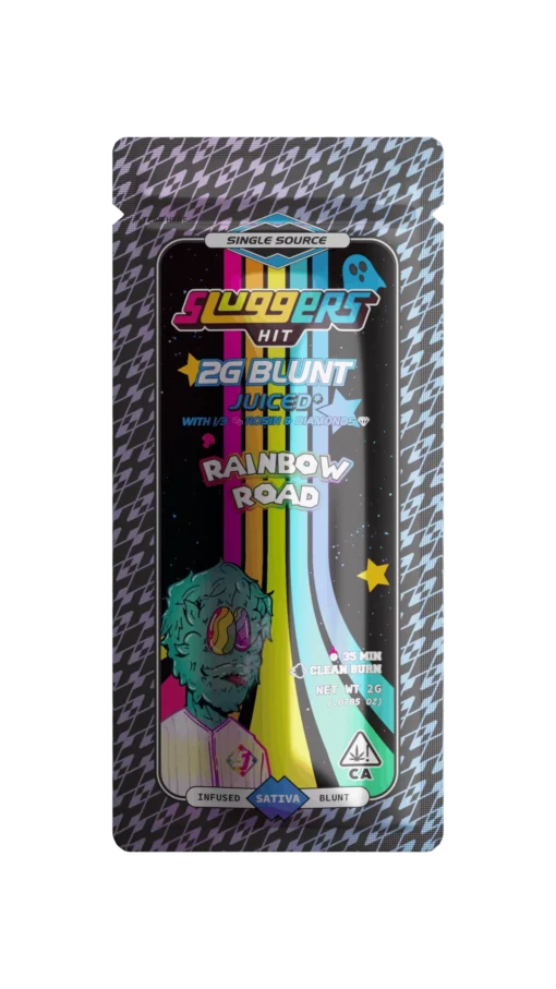 Buy Sluggers 2g Pre Rolls Rainbow Road in stock now for sale, Flo Premium sauce Cartridge, buy Flower Dept 2.5G Disposable.