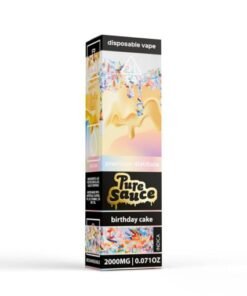 Buy Pure Sauce Thc Disposable Birthday Cake in stock now for sale, Whole Melt Extracts Wax for sale, buy Delta Extrax Live Resin Disposables | 2g