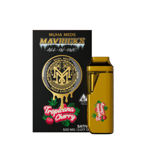 Buy Muha Meds Mavericks All In One Tropicana Cherry in stock now for sale, Muha Meds Melted Diamonds All In One Strawberry Dream Hybrid in stock.