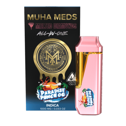 Buy Muha Meds Melted Diamonds All In One Paradise Punch OG in stock now for sale, Muha Meds All In One Habibi Sativa in stock now.