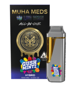 Buy Muha Meds Live Resin All In One Gush Mintz in stock now for sale, Muha Meds All In One Sour Watermelon Squirt Sativa in stock near you.