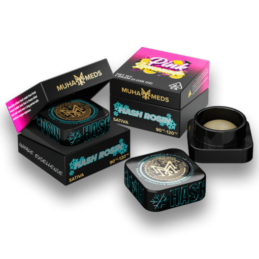 Buy Muha Meds Hash Rosin Pink Lemonade in stock now for sale, Muha Meds Flower Morning Glory | Sativa for sale, Muha Meds Flower Brain Freeze | Indica.