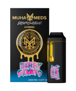 Buy Muha Meds 2g Disposable Berry Gelato in stock now for sale, Muha Meds Melted Diamonds All In One Mango Madness Hybrid in stock near you.
