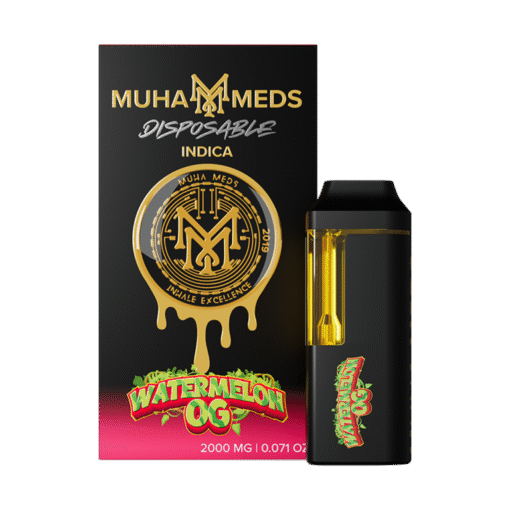 Buy Muha Meds 2g Disposable Watermelon OG in stock now for sale, Muha Meds Melted Diamonds All In One Mango Madness Hybrid in stock.