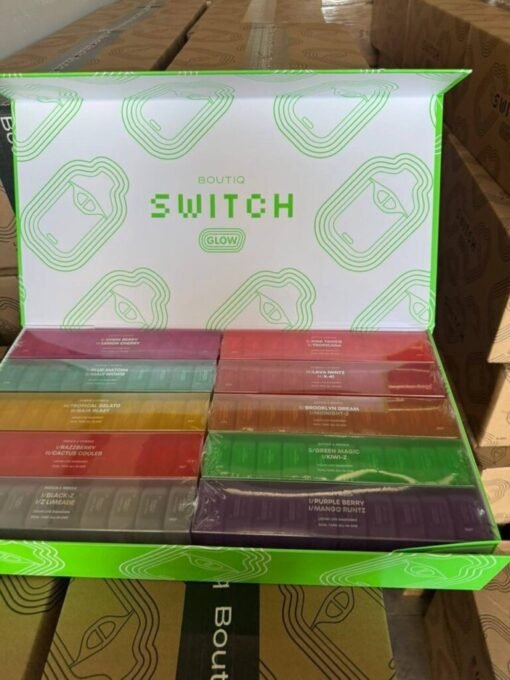 Buy Boutiq Switch Glow Wholesale in stock now for sale, Boutiq Switch Glow Disposables in stock, buy Boutiq Switch Glow in stock near you.