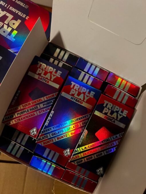 Buy Triple Play 3G Disposable in stock now for sale, Muha Meds 2G Summer Edition Flavors for sale, buy Muha Meds 2g Disposable Watermelon OG Indica.