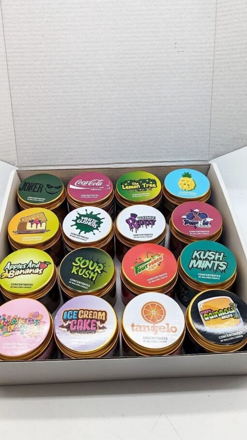 Choices Badder Premium Extracts for sale, Persy Crumble And Badder 1oz Concentrate Baller Box for sale, buy Sweetz Live Resin Sugar in stock for sale.