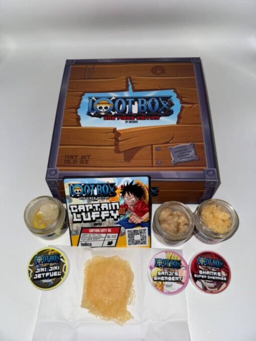 LOOTBOX One Piece Edition in stock now for sale, Potent Diamonds 1oz Baller Jars for sale, Anti Gravity 2G Disposable Wholesale for sale near you.
